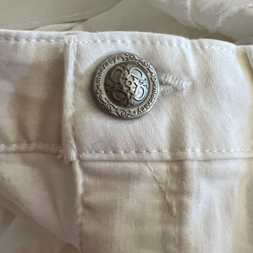 NWT DEMOCRACY: White Straight Leg Jeans …113 - Picture 13 of 14